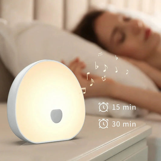 Lampa Nocna RGB z Białym Szumem – Relaks i Spokojny Sen